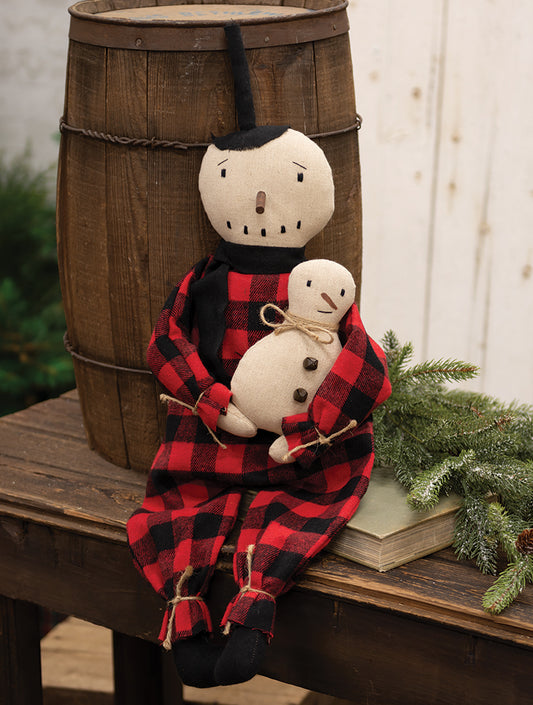 Pajamas Snowman & Baby Doll