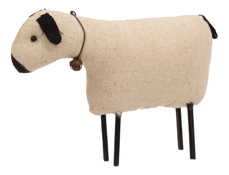 Stuffed Primitive Sheep Ornament