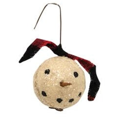 Primitive Snowman Christmas Ornament