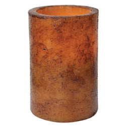 Burnt Mustard Timer Pillar - 3" X 4 1/2"