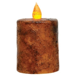 Burnt Mustard Timer Pillar - 2.5'' X 2.5''