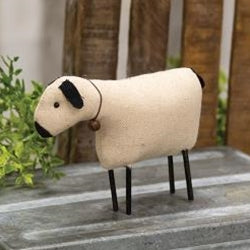 Stuffed Primitive Sheep Ornament