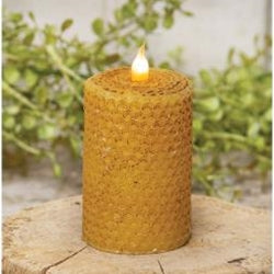 Wrapped Honeycomb Timer Pillar