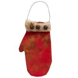 Primitive Mitten Pocket Ornament