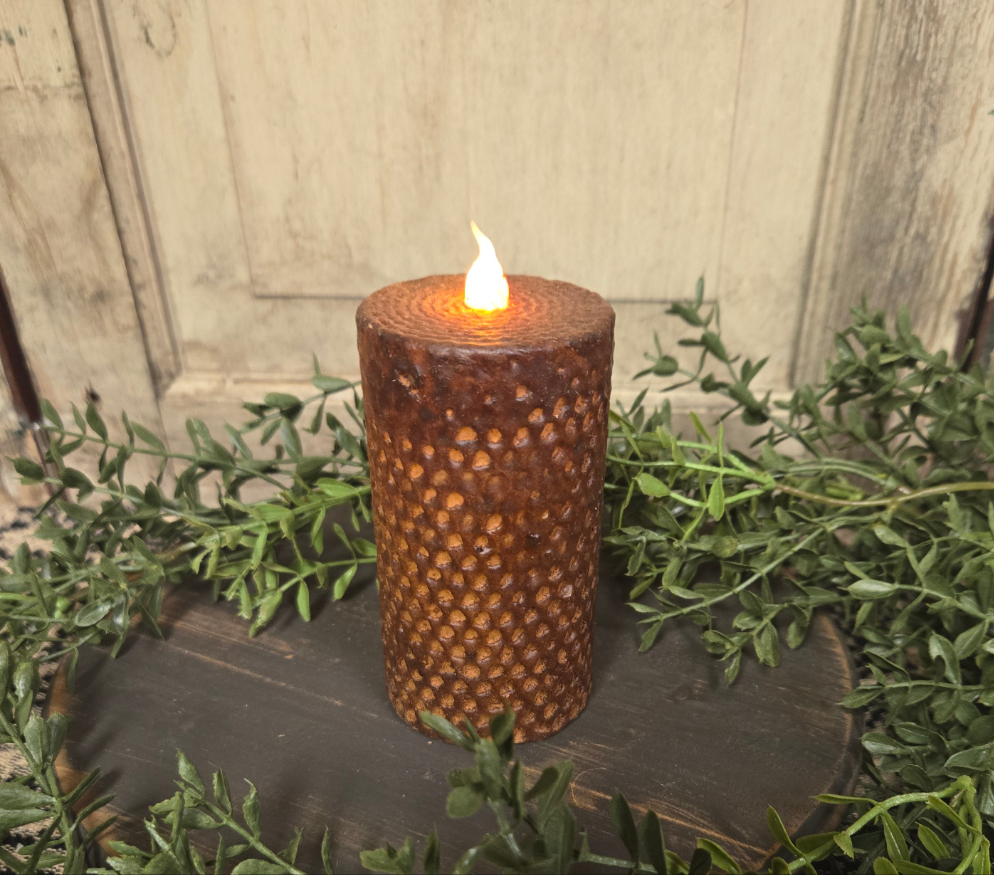 2" x 4" brown honeycomb timer pillar 