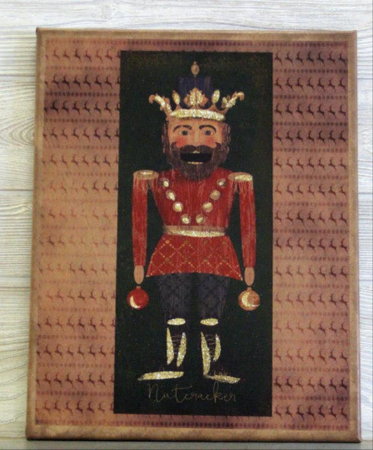 11X14 King Nutcracker Canvas Print