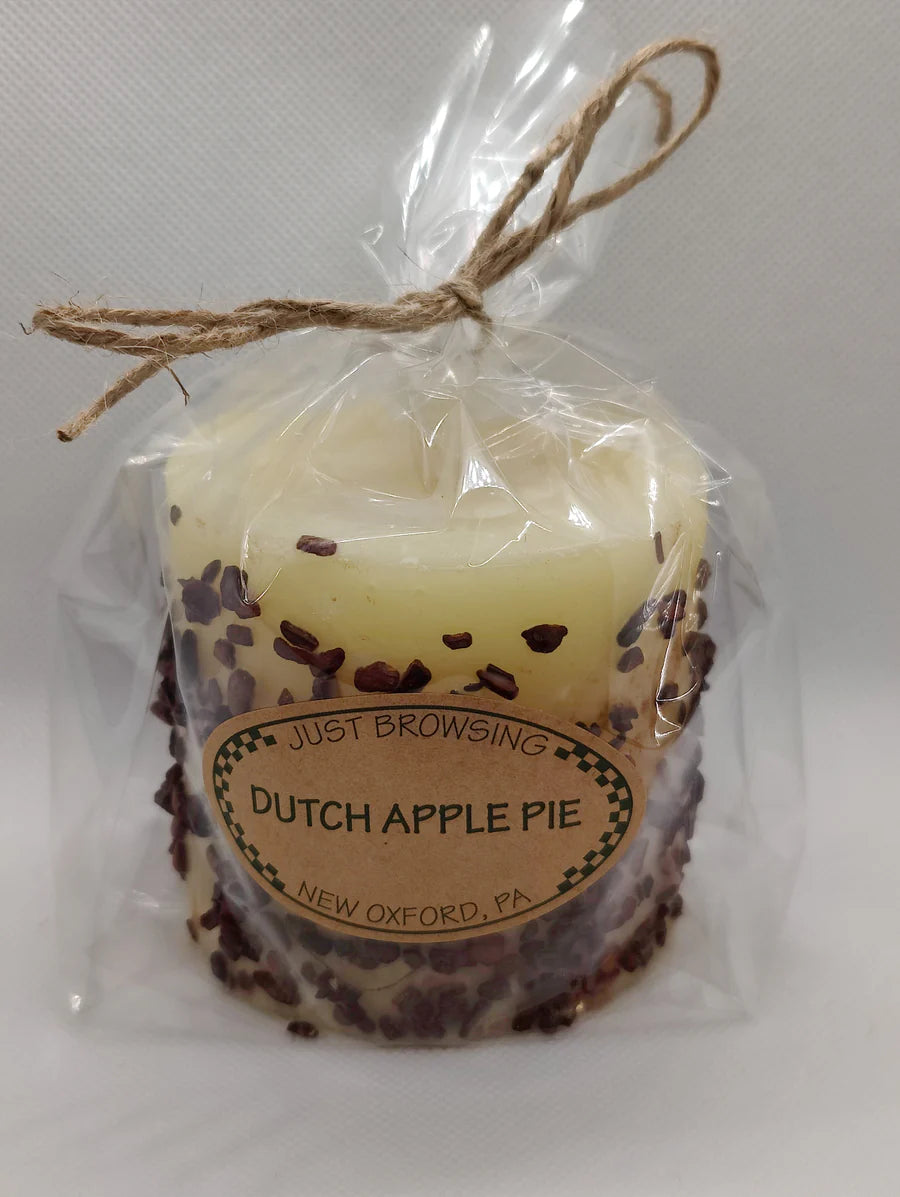 Dutch Apple Pie Pillar Candle 3 x 3