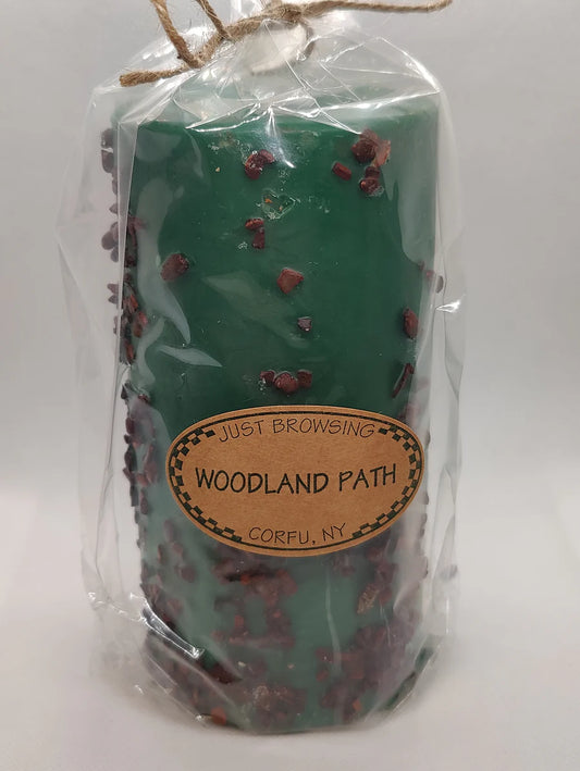 Woodland Path Pillar Candle 3 x 6