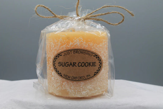 Sugar Cookie Pillar Candle 3 x 3