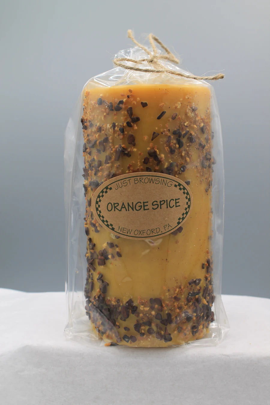 Orange Spice Pillar Candle 3 x 6
