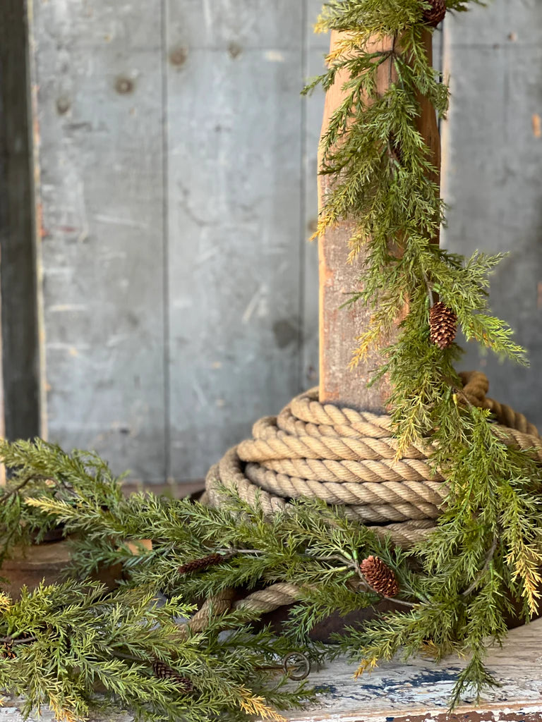 Prickly Pine Garland | 6' | Moss