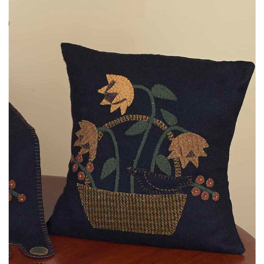 Crow In A Basket Pillow