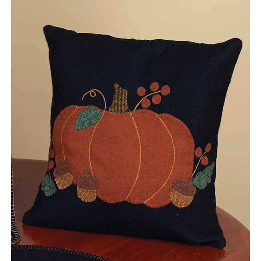 Pumpkin & Acorns Pillow