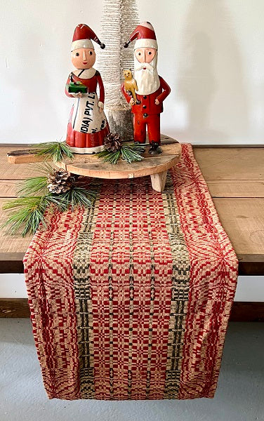 FREEPORT RED/GREEN/TAN 34" TABLE SQUARE