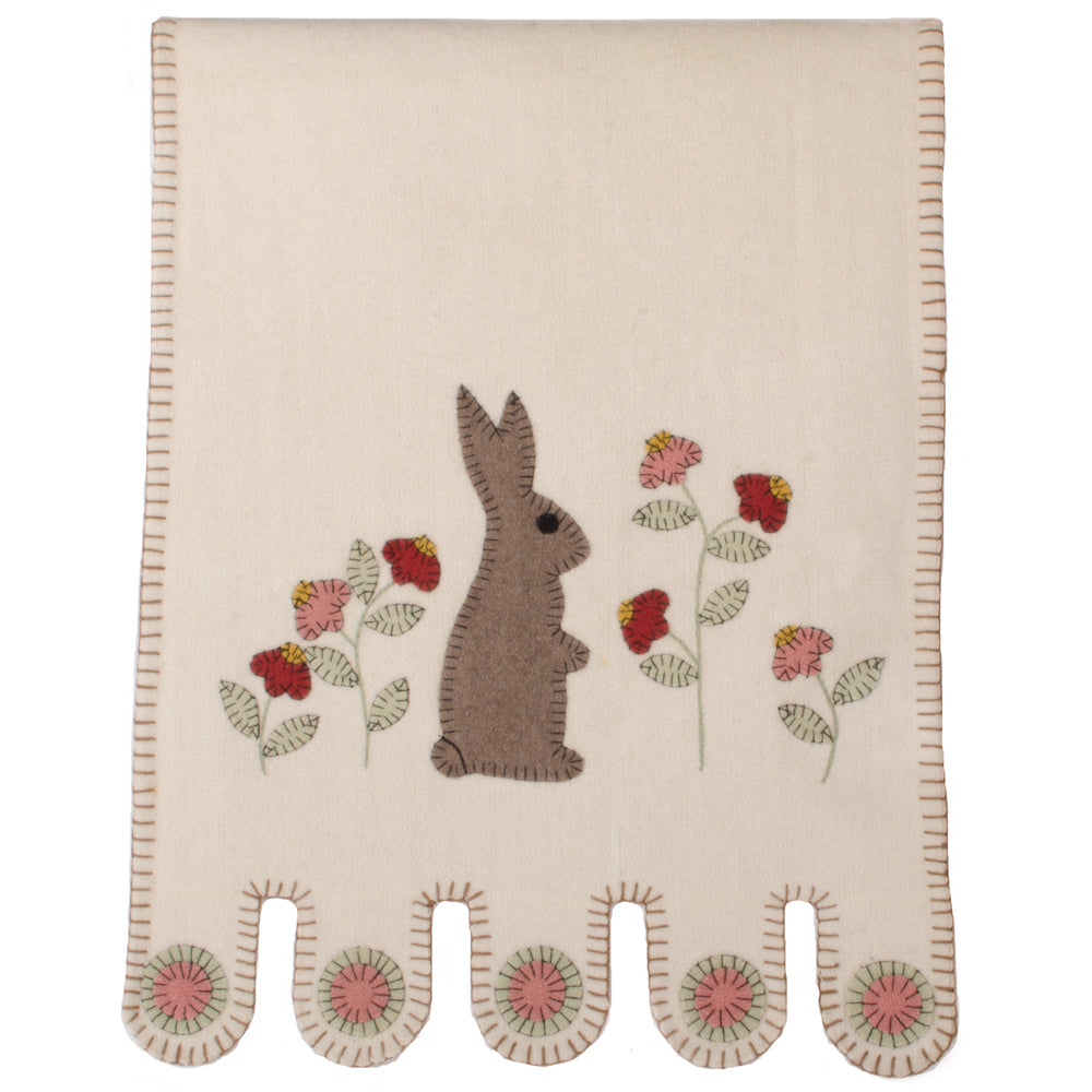 Bunny In The Garden Table Runner