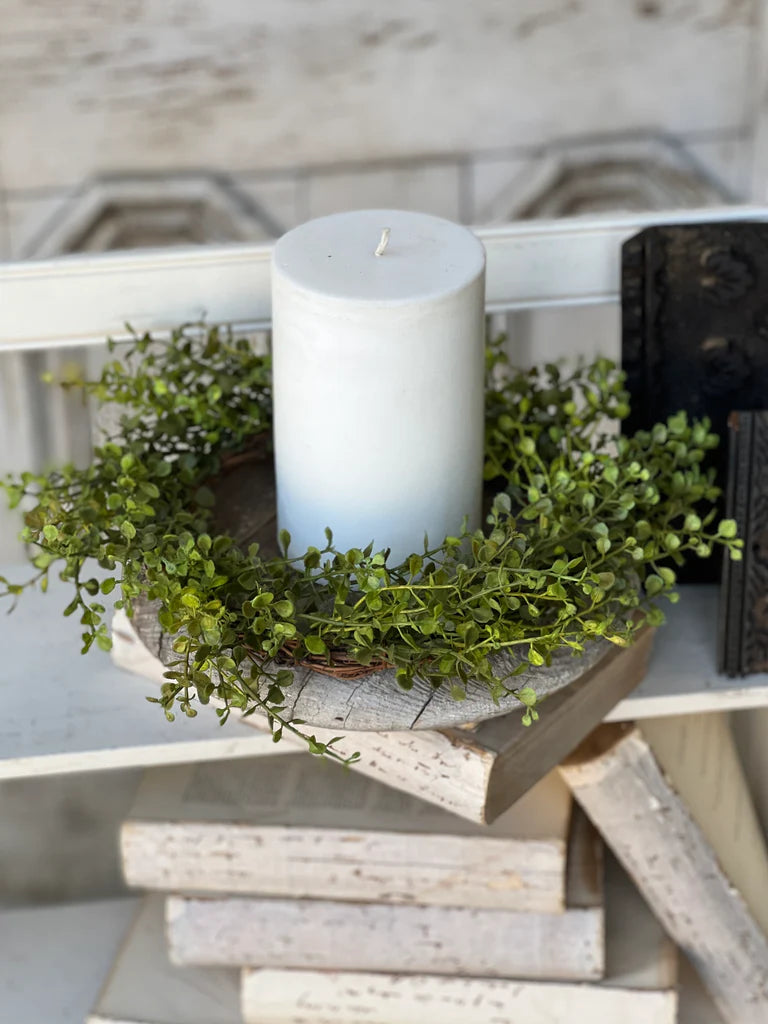 Baby's Grass Candle Ring | New Green | 12"