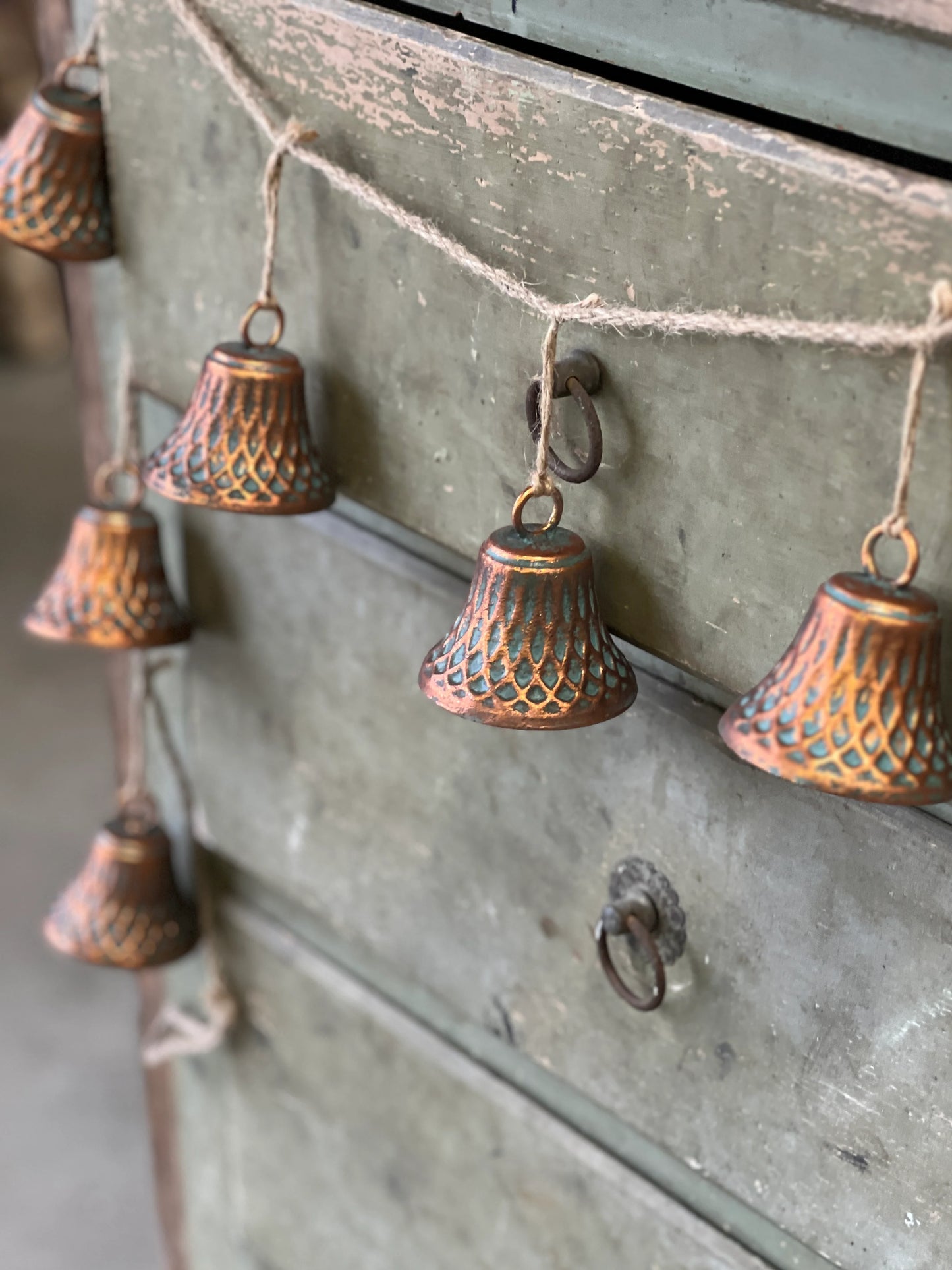 Copper Chorus Bell Garland | 57"