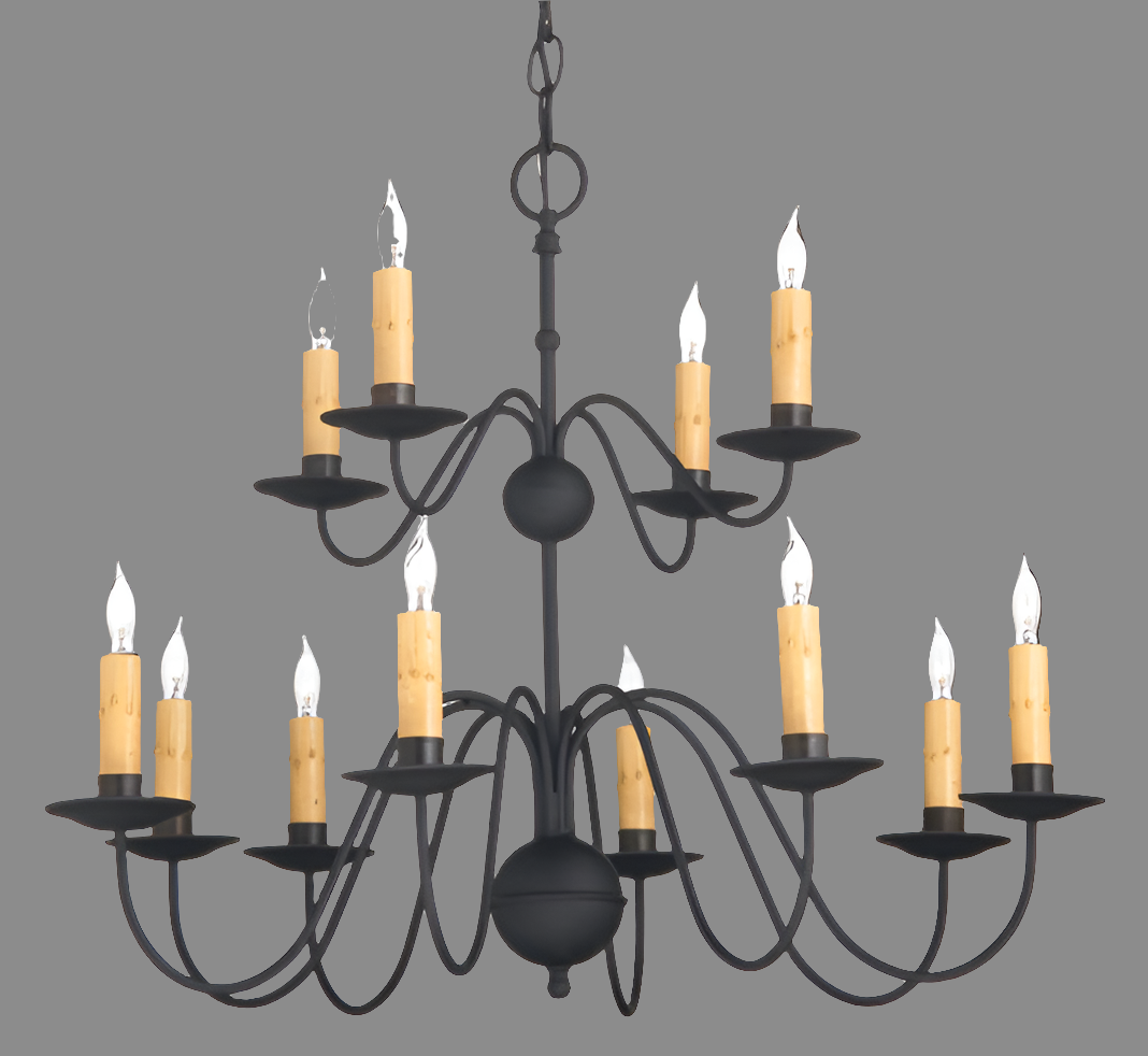 Vacheria Wrought Iron Chandelier