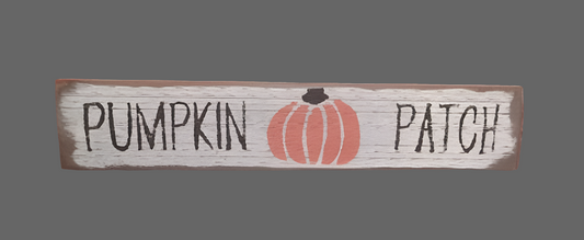 Pumpkin Patch Wood Sign