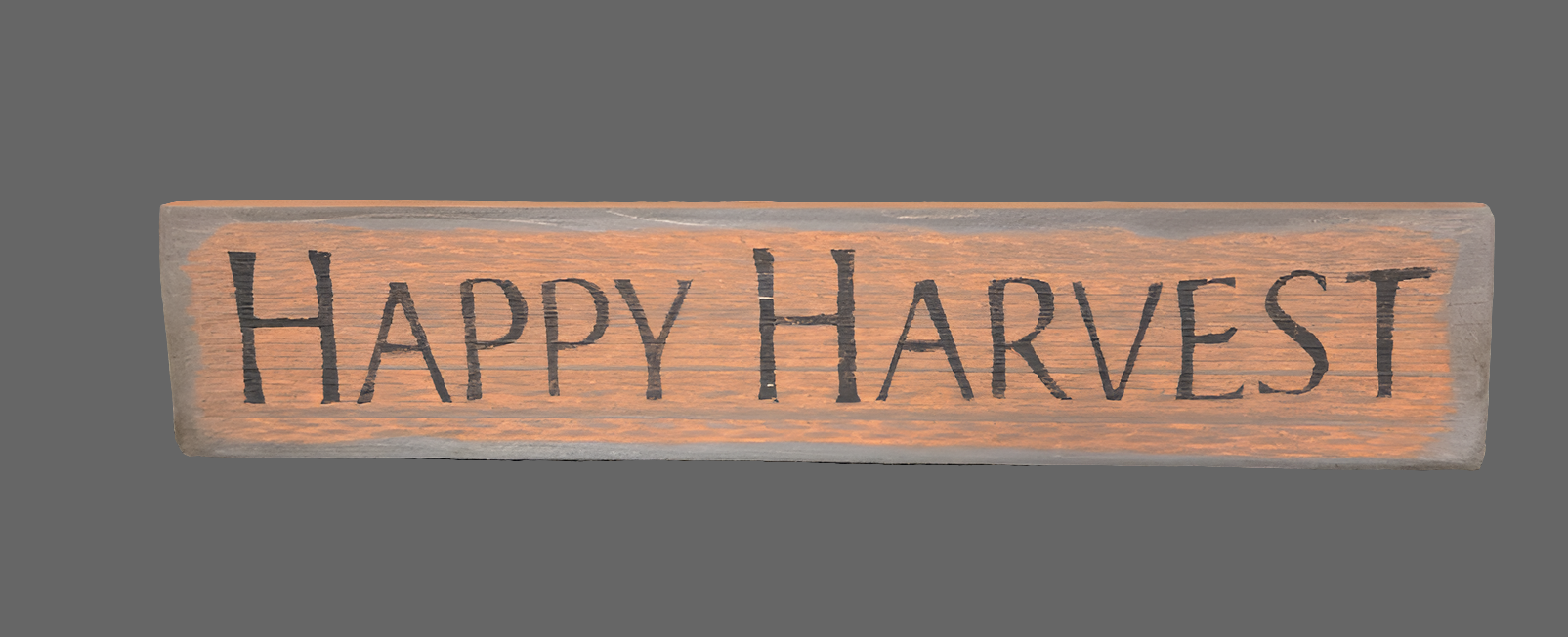 Happy Harvest Wood Sign