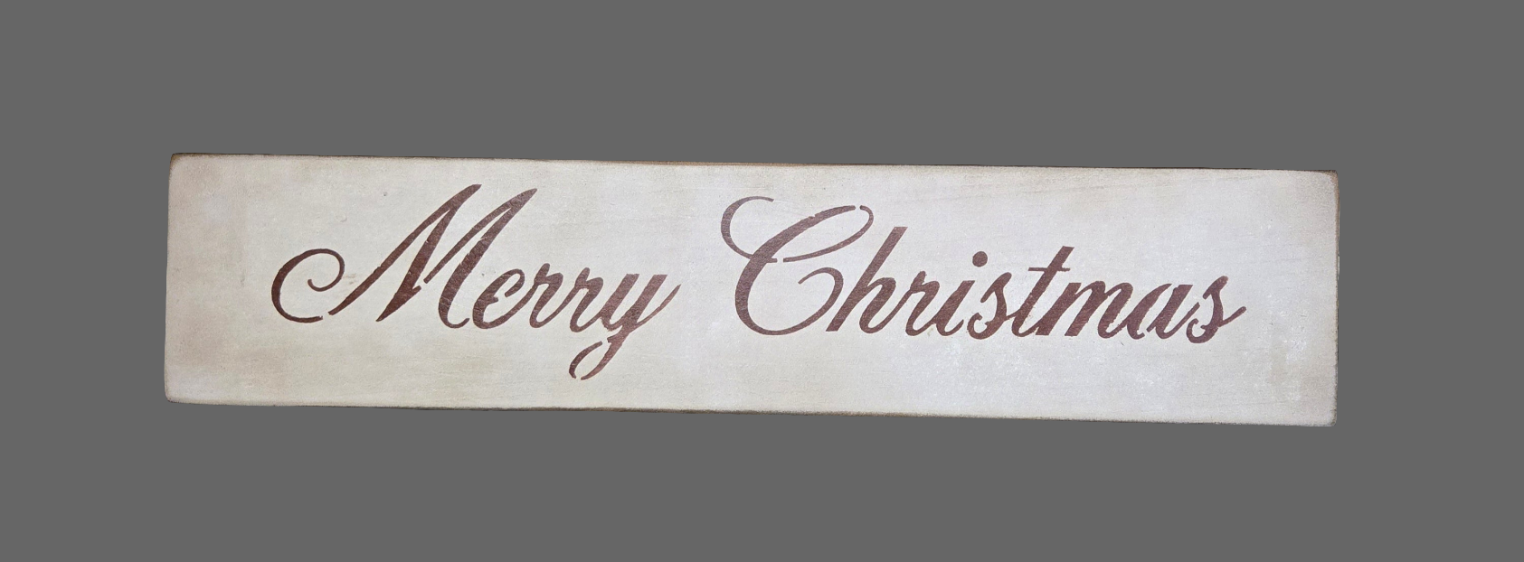 Merry Christmas Wood Sign