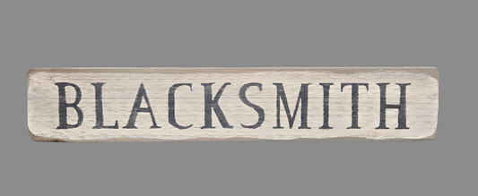 Blacksmith Wood Sign