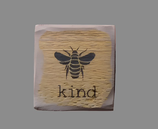 Bee Kind Wood Sign