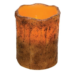 Burnt Mustard Timer Pillar - 3" X 4"