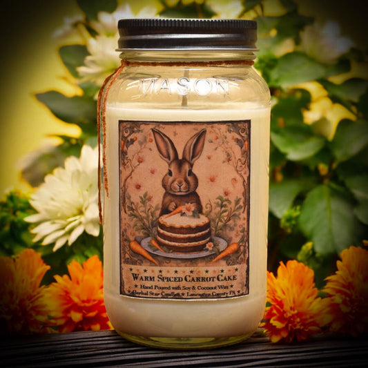 Carrot Cake Jar Mason Candle – 24 oz