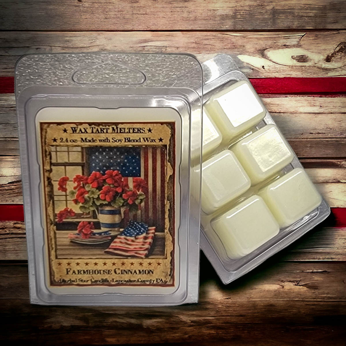 Farmhouse Cinnamon Mini Pack of 6 Tarts-2.4 oz