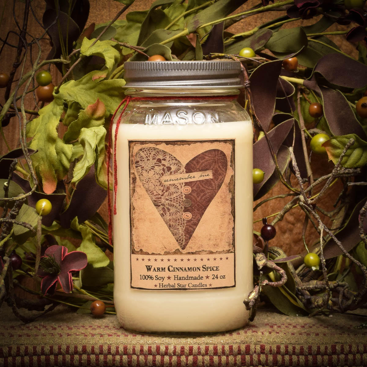 Valentine’s Day Mason Jar Candle – 24 oz