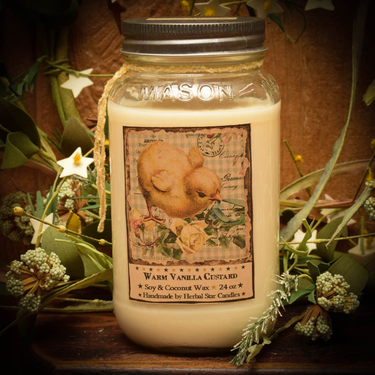 Vanilla Custard/My Peeps Jar Candle-24 oz