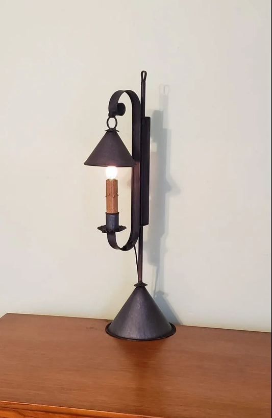 Single Mini Bell Tin Table Light