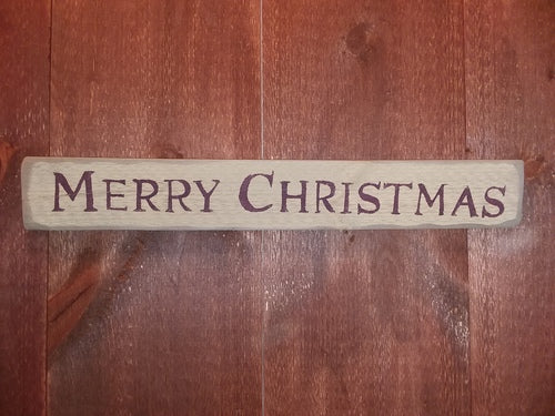Merry Christmas Wooden Sign