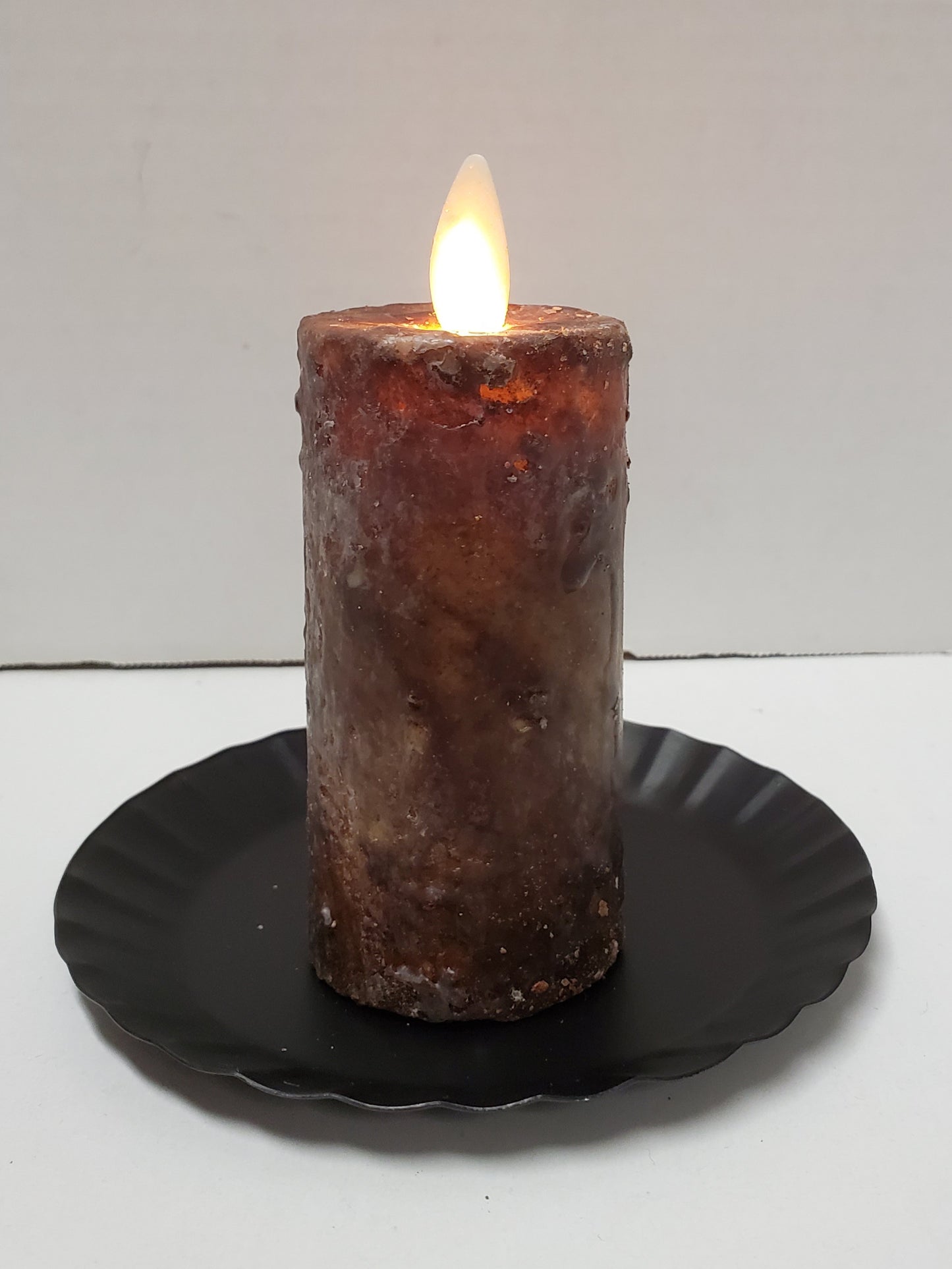 Realistic Moving Flame Votive Dark Brown