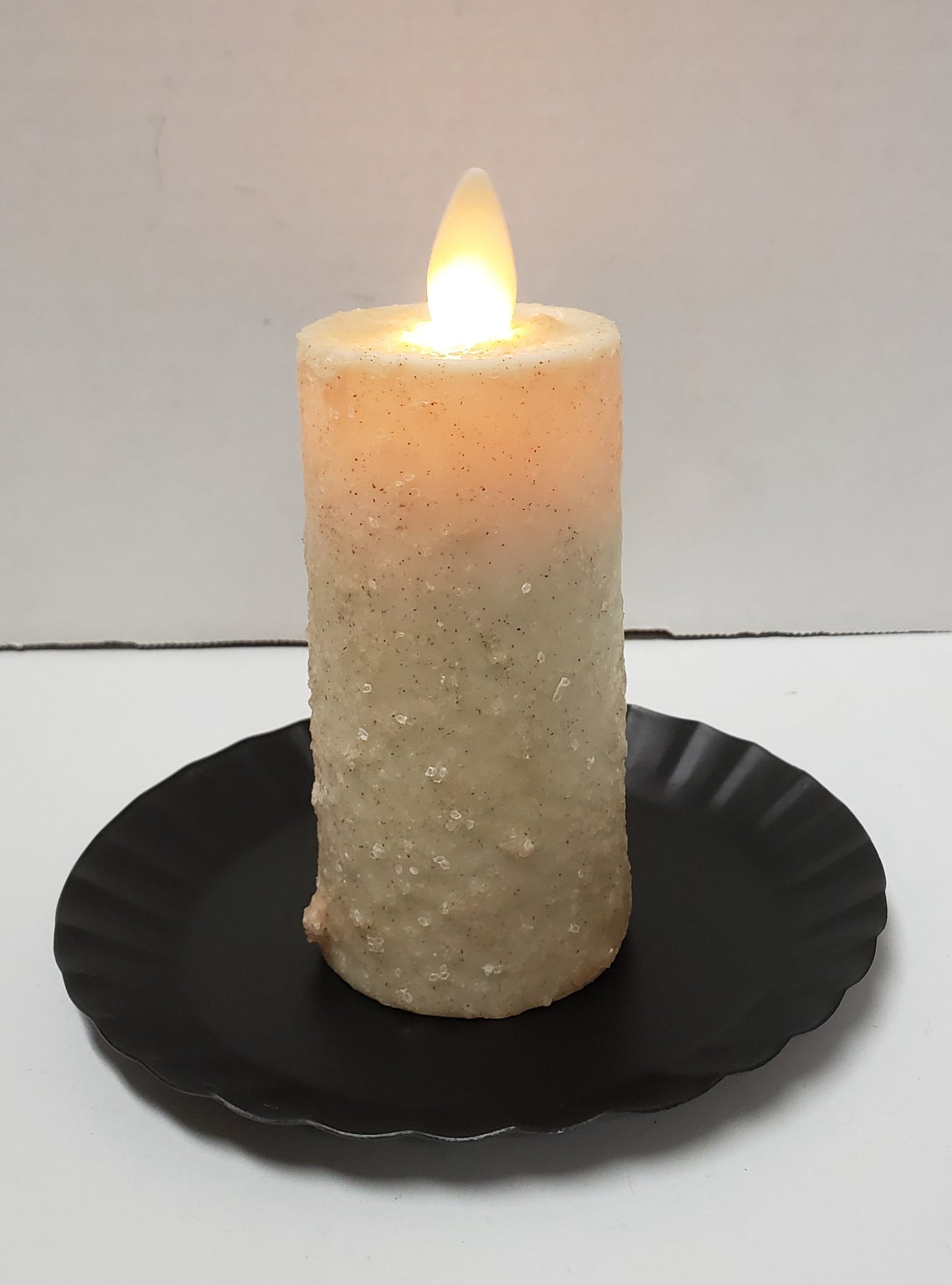 Realistic Moving Flame Votive Ivory