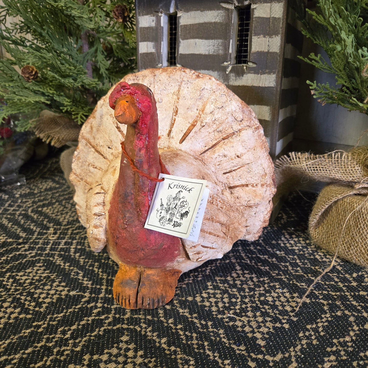 Krisnick Chalkware Turkey