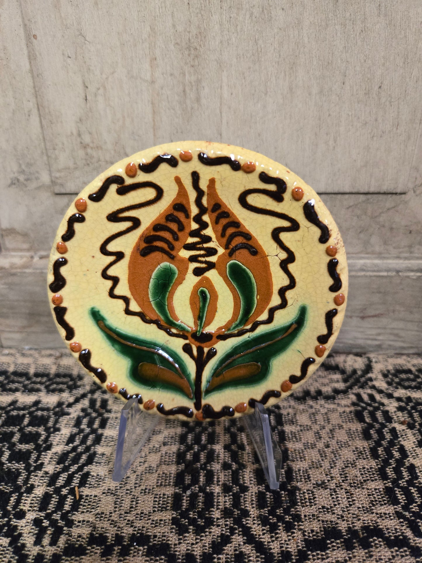 Collection of 4" Round Plates - Turtle Creek Pottery from the Workshops of David T. Smith