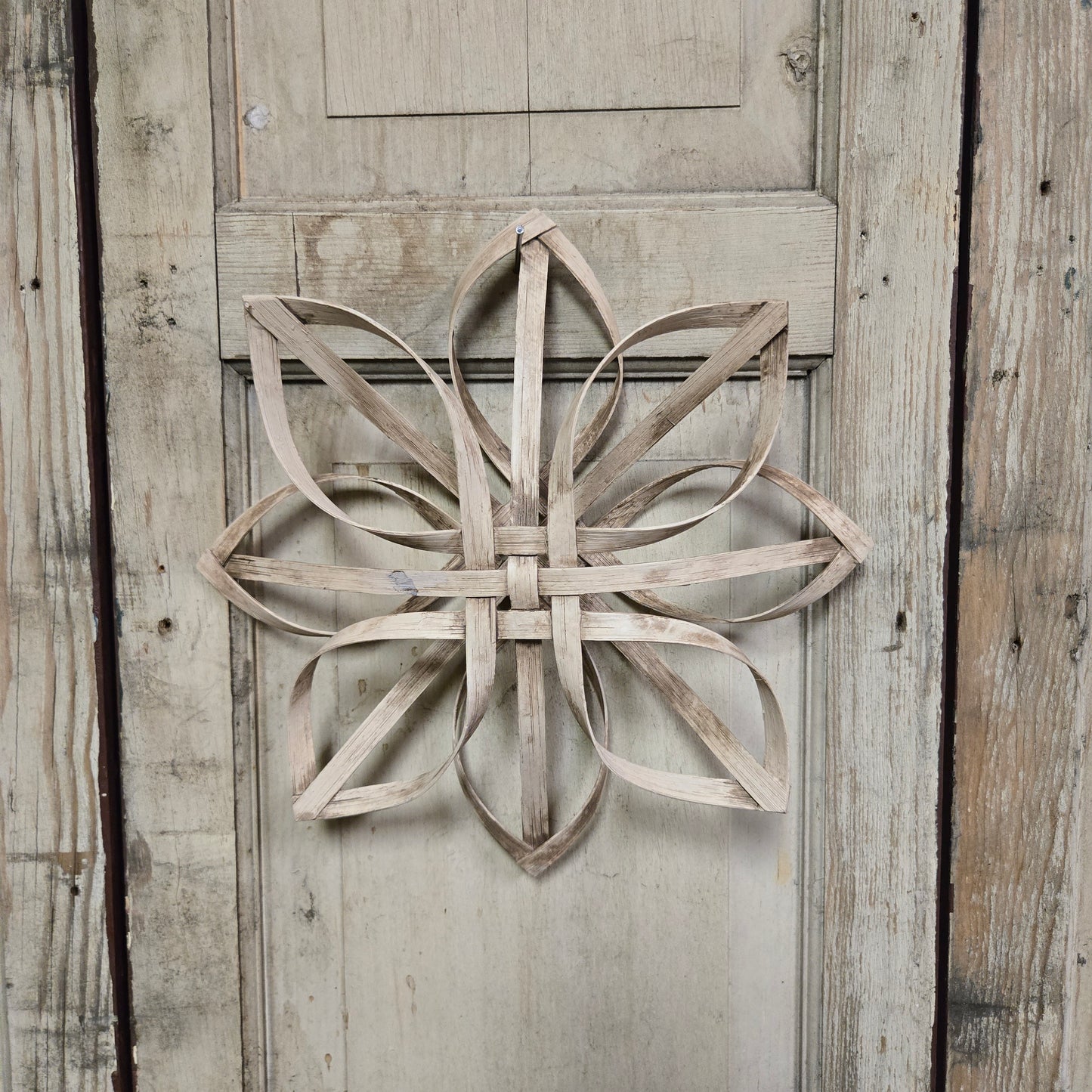 Snowflake Tree Topper/Hanging Buttermilk