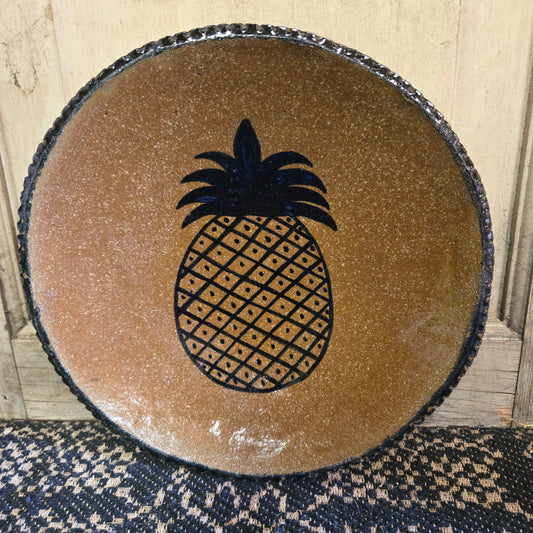 Collection of Round Stoneware Plates - 8"