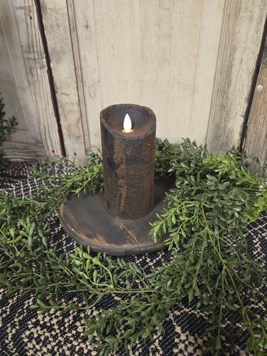 Moving Flame Pillar Candle-Primitive Brown 3×6