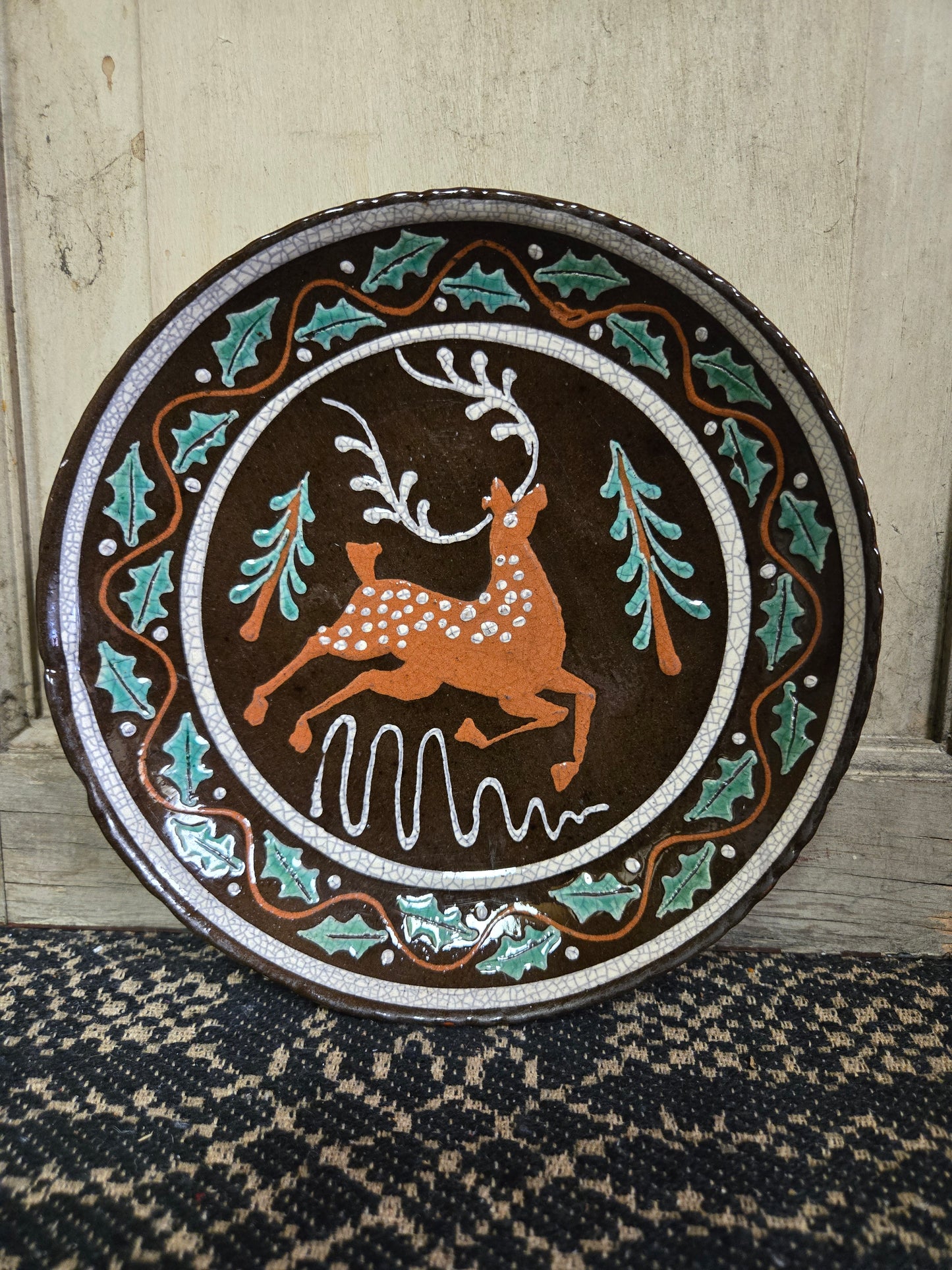 Collection of 8" Round Plates - Turtle Creek Pottery from the Workshops of David T. Smith