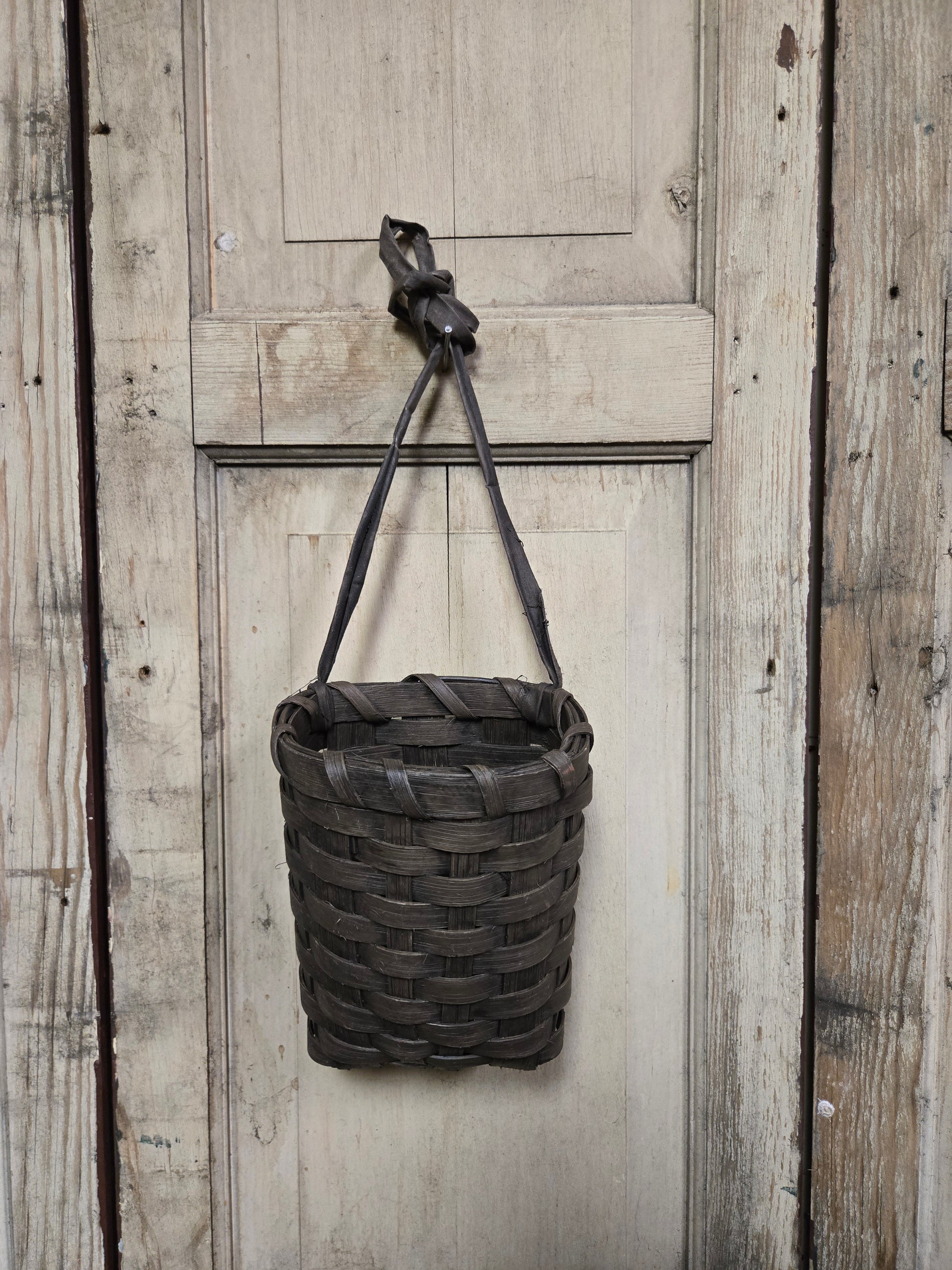 Primitive Rag Basket Brown