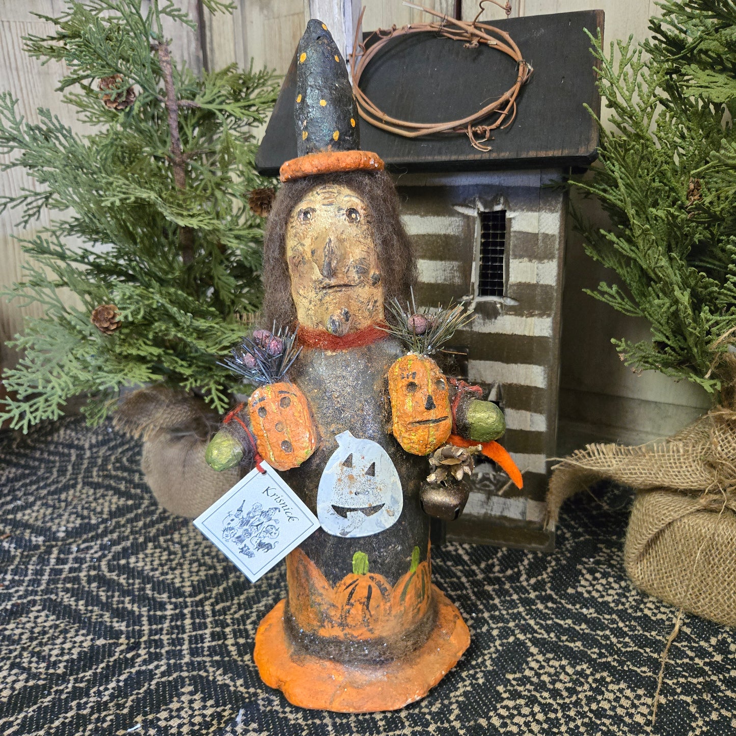 Krisnick Witch with Pumpkins