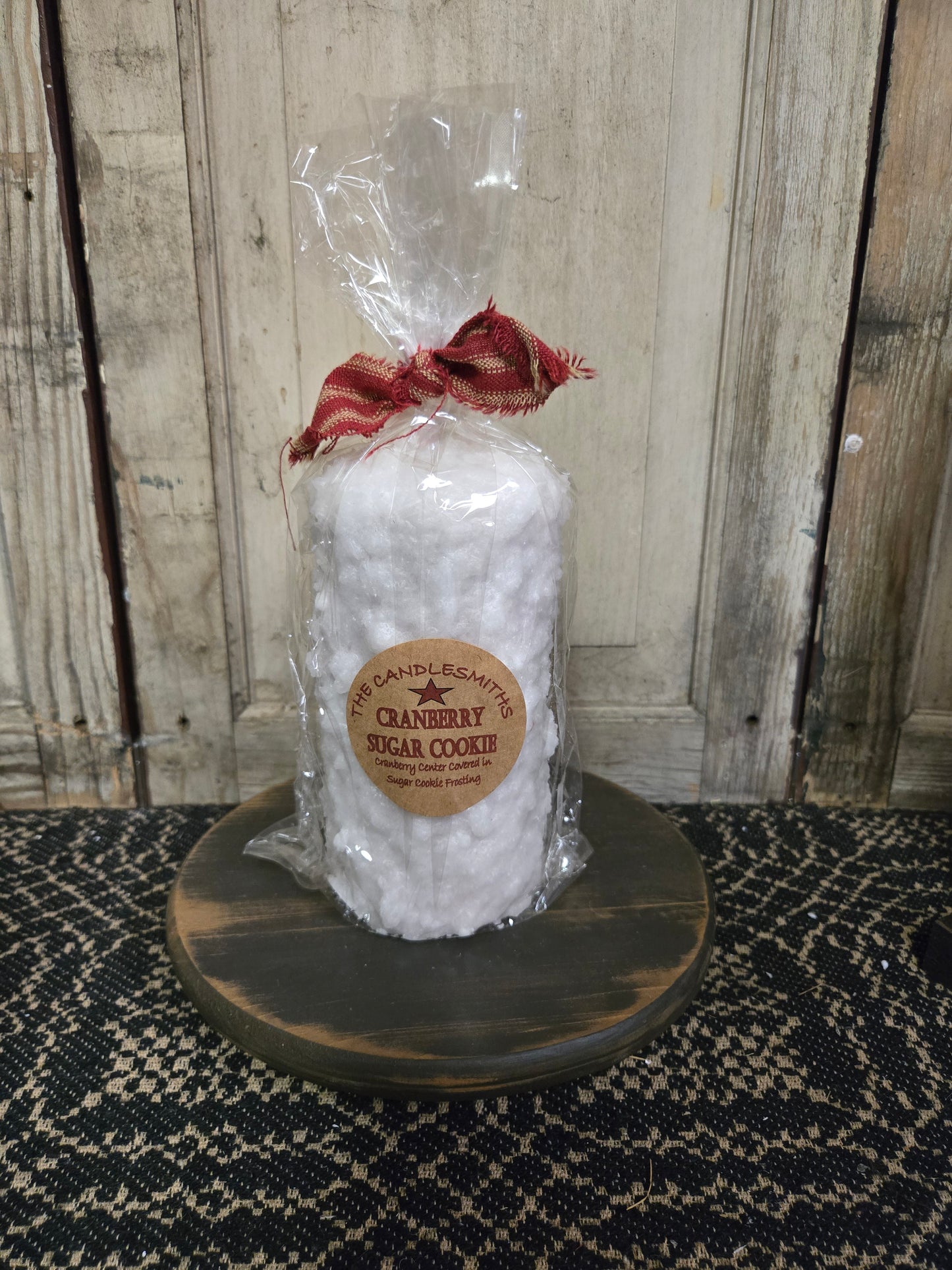 Cranberry Sugar Cookie Large Pillar