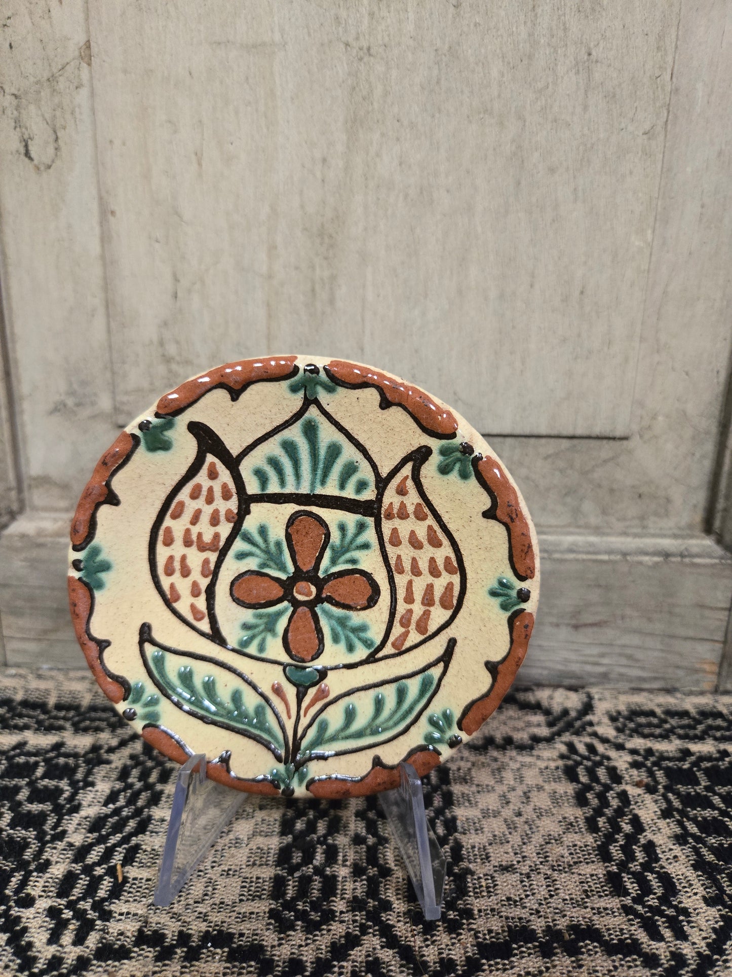 Collection of 4" Round Plates - Turtle Creek Pottery from the Workshops of David T. Smith