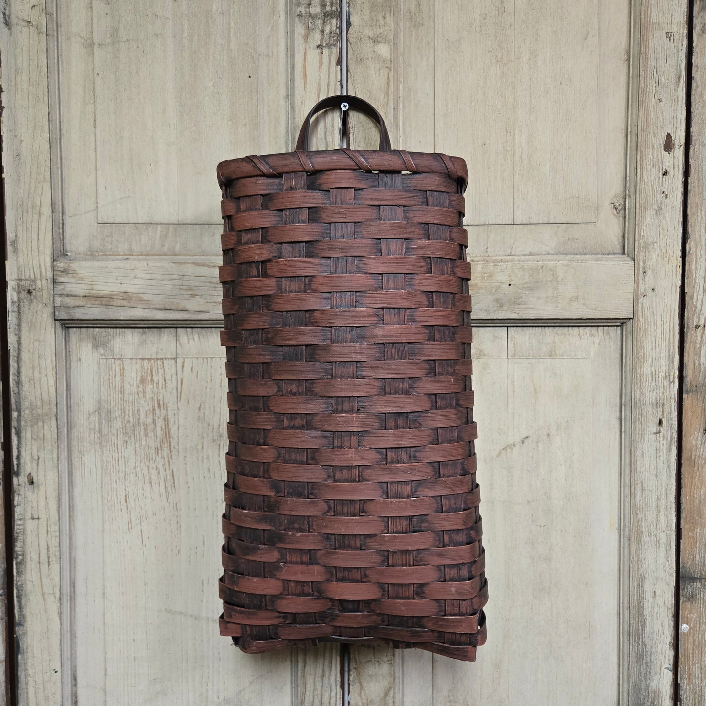 Extra Tall Door Basket Burgundy