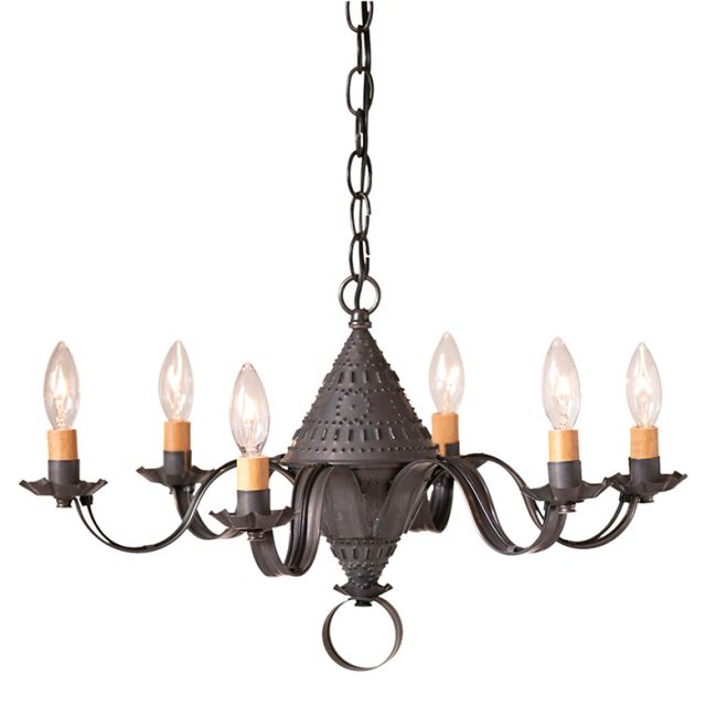 Small Concord Chandelier in Kettle Black