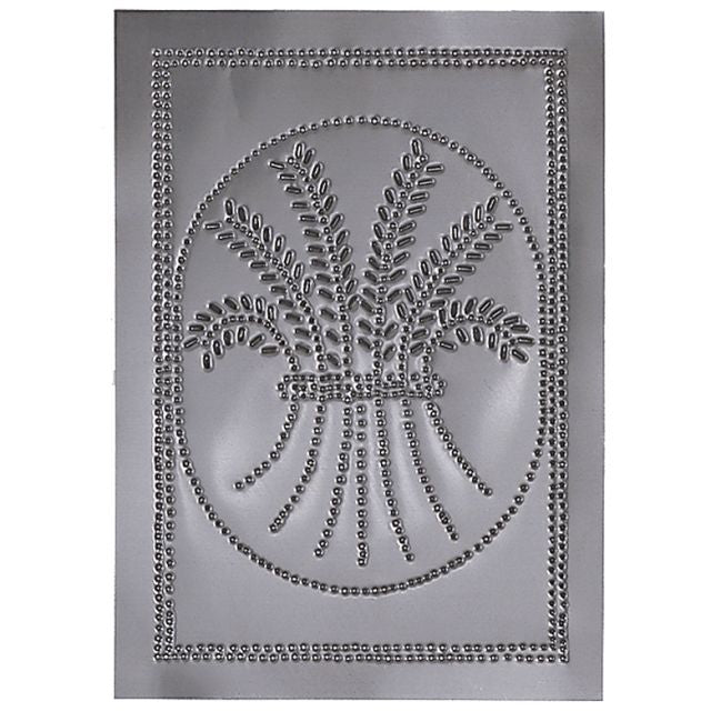 Vertical Wheat Panel in Country Tin